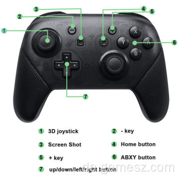 Neuer Pattern Pro Gamecontroller für Nintendo Switch